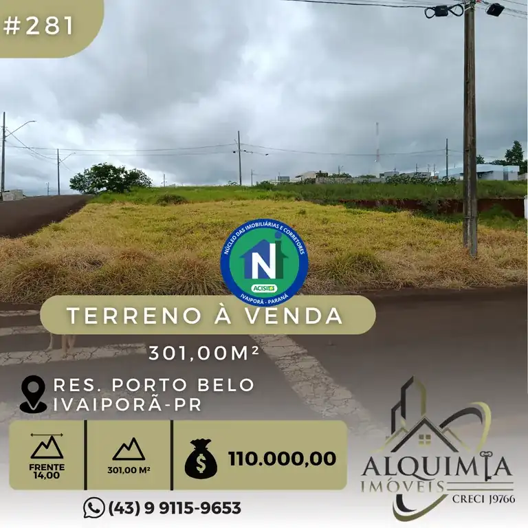 Terreno/Lote à Venda com 301m² e 14m de largura — foto 2